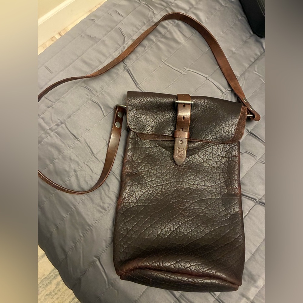 Brown Leather Crossbody Bag